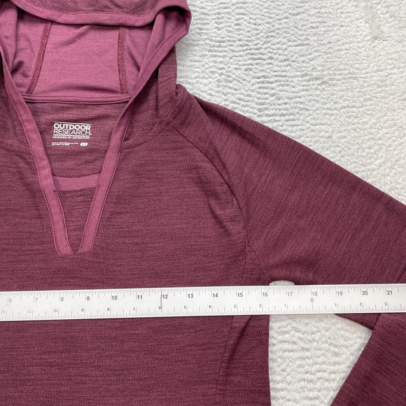 Outdoor Research Zenga Hoody Women's Size Small Burgundy Sweater - Picture 7 of 10